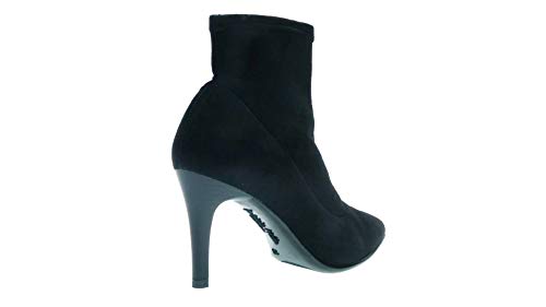 PATRICIA MILLER Botines de Tacon Alto 1631 para Mujer (39 EU, Negro)