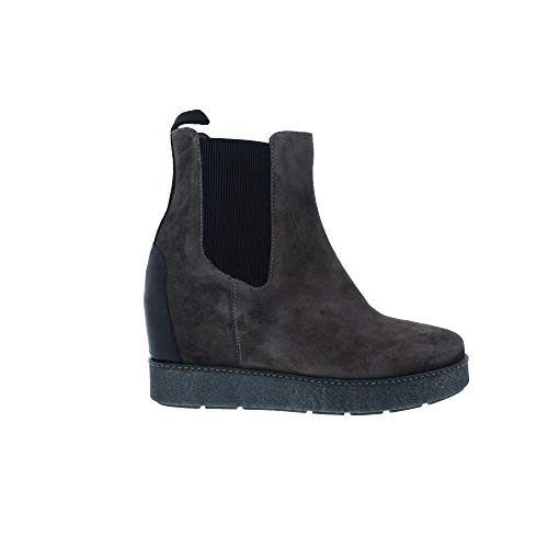 Pedro Miralles - Weekend 23356 Botines Casual Chelsea de Mujer - 40, Serraje Gris