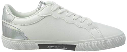 Pepe Jeans Kenton Supra, Zapatillas Mujer, 800 Blanco, 39 EU