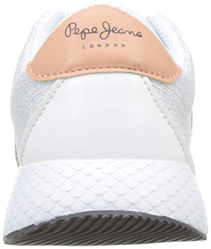 Pepe Jeans Koko SAND19, Zapatillas Mujer, Color Blanco 800white 800, 37 EU