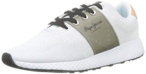 Pepe Jeans Koko SAND19, Zapatillas Mujer, Color Blanco 800white 800, 37 EU