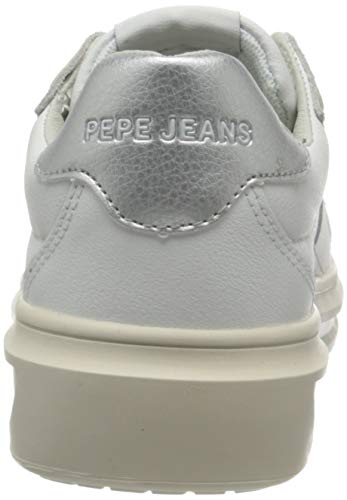 Pepe Jeans London Abbey Skate, Zapatillas Mujer, 800white, 36 EU