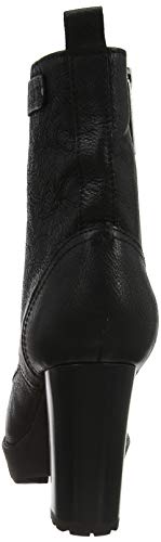 Pepe Jeans London Vernon Laces, Botines Mujer, Black 999, 38 EU