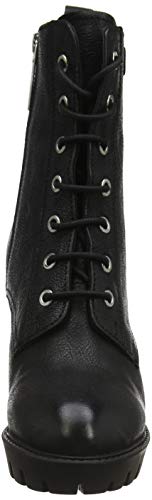 Pepe Jeans London Vernon Laces, Botines Mujer, Black 999, 38 EU