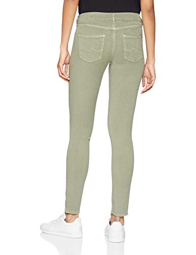 Pepe Jeans Pixie PL210004Y, Pantalones para Mujer, Verde (Covert Green 723), W30/L30