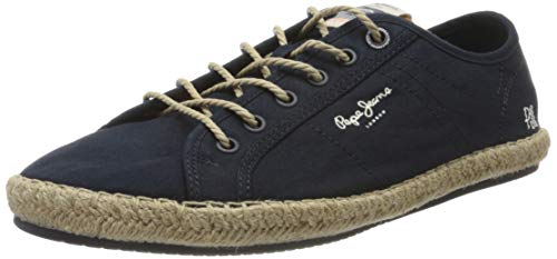 Pepe Jeans Tourist Island, Sandalias con cuña Tipo Alpargatas Hombre, Azul Marino 595, 41 EU