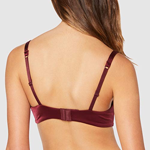 Playtex Sujetador Invisibilidad Aros, Rojo (Burdeos 0au), 90 (Tamaño del Fabricante:90B) para Mujer