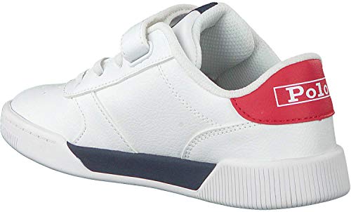 Polo ralph lauren - sneaker keelin bambino - 32 - bianco-blu-rosso