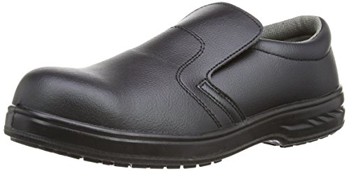 Portwest FW81 - Slip-On de seguridad S2 Zapato, color Negro, talla 43