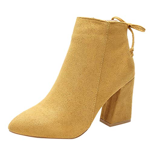 Posional Moda Mujer Invierno Botines Chelsea TacóN Alto Tobillo Botas SeñOras Plataforma Zapatos Altos Talones OtoñO Fiesta Boda Sexy Rivet Hebilla Romano 34-42 De TacóN Alto con Punta Serpiente