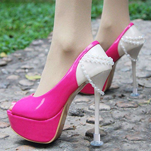 Protector de Tacón Alto, URAQT Tacos para Tacones 6 Pares, Protectores Zapatos de Mujer para Razas, Bodas, Ocasiones Formales - Transparente