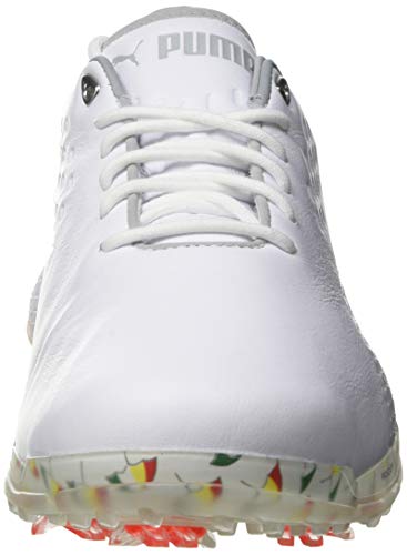 Puma 193849, Zapatos de Golf Hombre, White White, 40.5 EU