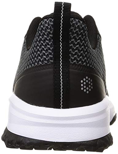 PUMA 194542, Zapatos de Golf Hombre, Negro Plata, 41 EU