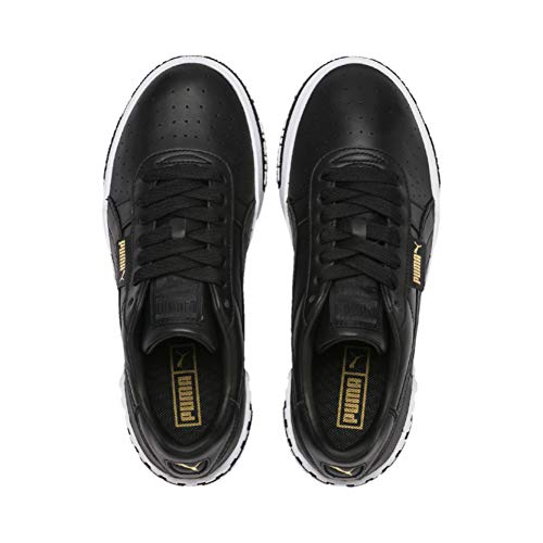 PUMA Cali Bold Wn's, Zapatillas Deportivas Mujer Black-Metallic Gold, 38 EU