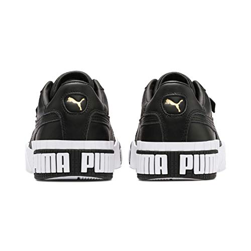 PUMA Cali Bold Wn's, Zapatillas Deportivas Mujer Black-Metallic Gold, 38 EU