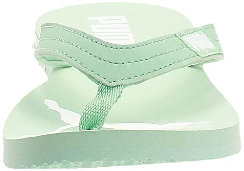 PUMA Cozy Flip WNS, Zapatos de Playa y Piscina Mujer, Verde (Mist Green White 06), 42 EU