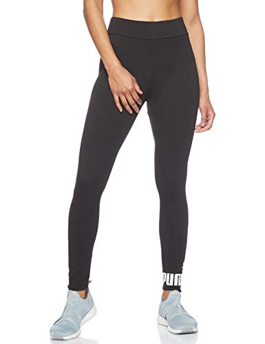 PUMA Essentials Logo W Legging Deportivo de Talle Alto, Mujer, Negro (Cotton Black), 38