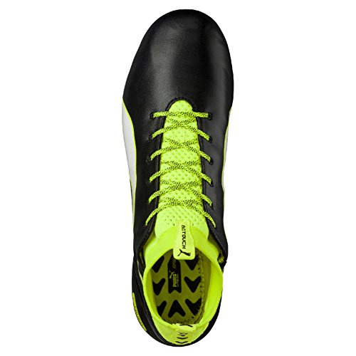 PUMA Evotouch Pro FG, Botas de fútbol Hombre, Color Negro, Blanco y Negro, 43 EU