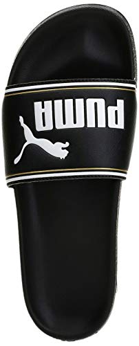 PUMA Leadcat FTR, Zapatos de Playa y Piscina Unisex Adulto, Negro Black Team Gold White, 47 EU