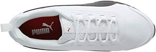 PUMA Leader VT SL, Zapatillas Unisex Adulto, Blanco (White/Black/Flame Scarlet), 41 EU