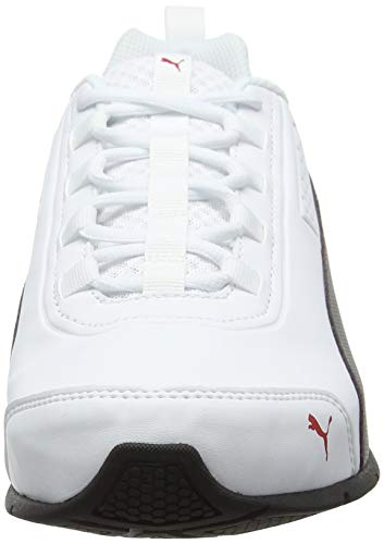 PUMA Leader VT SL, Zapatillas Unisex Adulto, Blanco (White/Black/Flame Scarlet), 41 EU