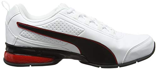 PUMA Leader VT SL, Zapatillas Unisex Adulto, Blanco (White/Black/Flame Scarlet), 41 EU