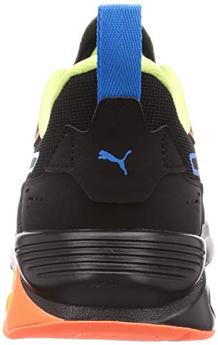 PUMA LQDCELL Method FM Xtreme, Zapatillas de Gimnasio Hombre, Negro Black/Ultra Orange/Fizzy Yellow, 40.5 EU