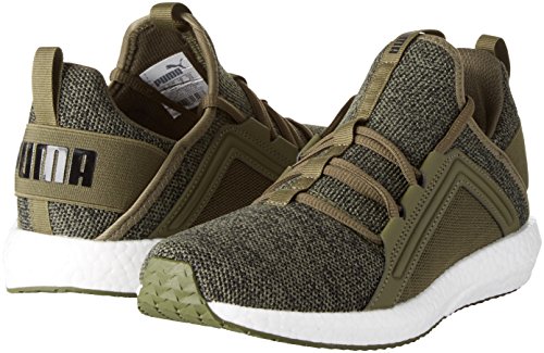 Puma Mega NRGY Knit, Zapatillas de Cross Hombre, Verde (Olive Night- Black), 42 EU