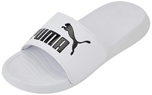 PUMA Popcat 20, Zapatos de Playa y Piscina Unisex Adulto, Blanco White Black, 37 EU