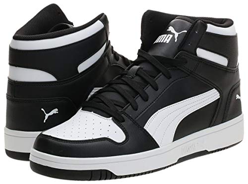 PUMA Rebound Layup SL, Zapatillas Unisex Adulto, Negro Black White, 43 EU