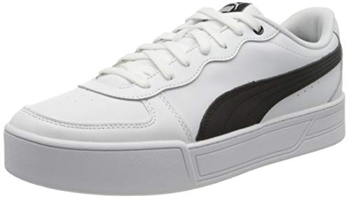 PUMA Skye, Zapatillas Mujer, Blanco White Black, 38 EU