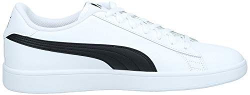 PUMA Smash V2 L, Zapatillas Unisex Adulto, Blanco White Black, 37 EU