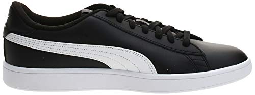 PUMA Smash V2 L, Zapatillas Unisex Adulto, Negro Black White, 43 EU