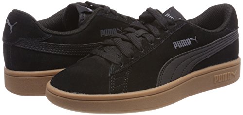 PUMA Smash v2, Zapatillas Unisex Adulto, Negro Black Black, 43 EU