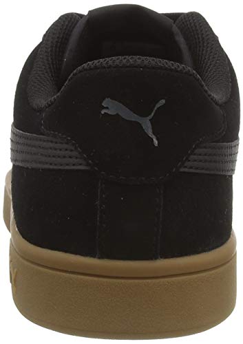 PUMA Smash v2, Zapatillas Unisex Adulto, Negro Black Black, 43 EU