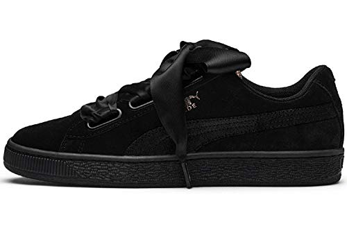 PUMA Suede Heart Artica Wn's, Zapatillas Mujer, Negro Black Black 02, 37 EU