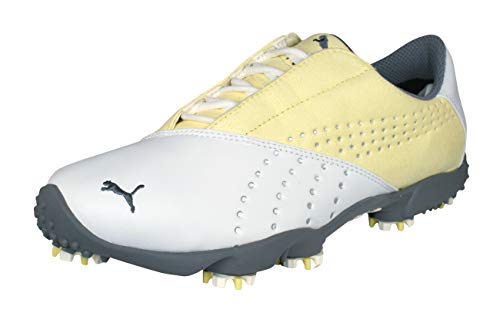 Puma Tour Saddle SL Zapatos de Golf De Las mujeres-White-37