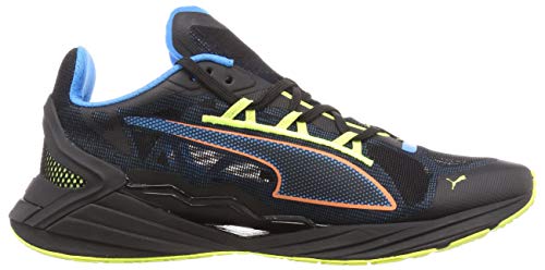 PUMA ULTRARIDE FM Xtreme, Zapatillas para Correr de Carretera Hombre, Negro Black/Nrgy Blue/Ultra Orange, 39 EU