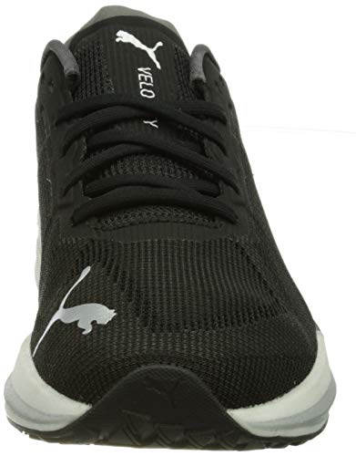 PUMA Velocity Nitro WNS, Zapatillas para Correr Mujer, Negro Plata, 40.5 EU