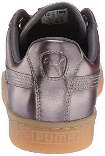 PUMA Zapatillas de mujer Basket Heart, gris (Quiet Shade-quiet Shade), 37 EU