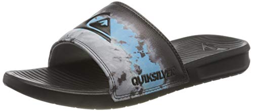 Quiksilver Bright Coast Print, Chanclas Hombre, Black Blue Black, 42 EU