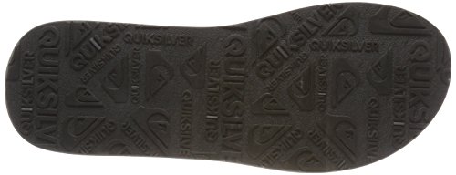 Quiksilver Carver Nubuck-Sandals For Men, Zapatos de Playa y Piscina Hombre, Marrón (Demitasse-Solid Ctk0), 44 EU