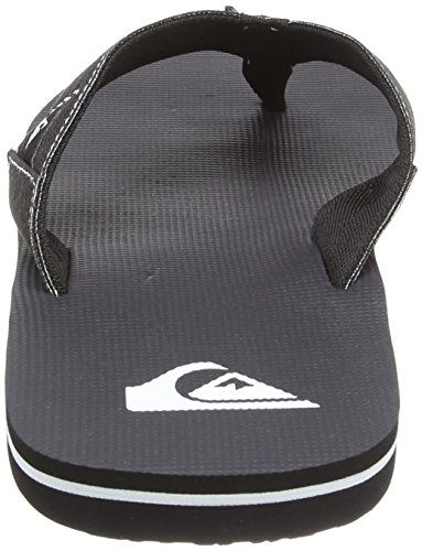 Quiksilver Molokai Abyss, Zapatos de Playa y Piscina Hombre, Negro (Black/Black/White Xkkw), 45 EU