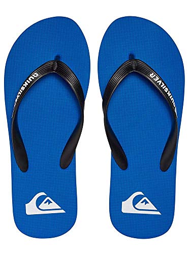 Quiksilver Molokai-Flip-Flops For Men, Zapatos de Playa y Piscina Hombre, Negro (Negro/(Xkbk Black/Blue/Black) Xkbk), 41 EU