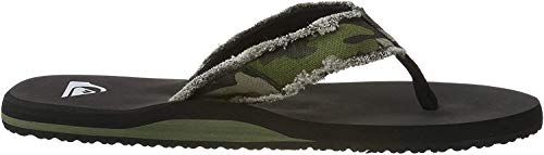 Quiksilver Monkey Abyss, Zapatos de Playa y Piscina Hombre, Verde Green Brown Black Xgck, 45 EU