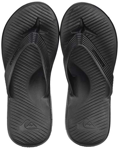 Quiksilver Salvage, Zapatos de Playa y Piscina Hombre, Negro (Solid Black Sbkm), 44 EU