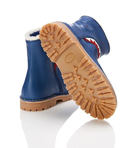 RED WAGON Botas con Tiburón para Niños, Azul (Blue), 26.5 EU