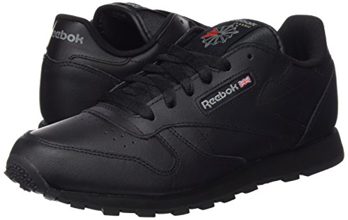 Reebok Classic Leather, Zapatillas de Running Niños, Negro, 35 EU