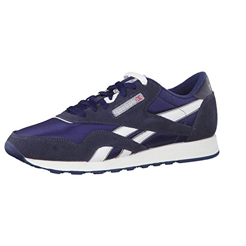 Reebok Classic Nylon Zapatilla de Running Hombre, Azul (Team Navy / Platinum), 41