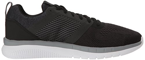 Reebok Mujeres PT Prime Bajos & Medios Cordon Zapatos para Correr, Black/Coal/Alloy/White, Talla 11